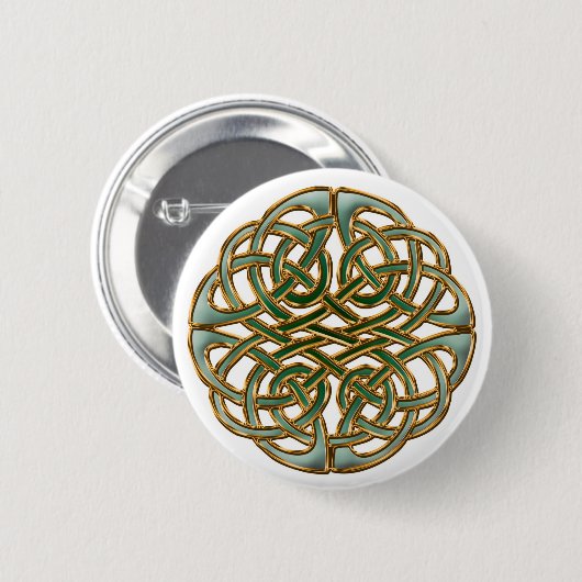 Keltische cirkel ronde button 5,7 cm (Voorkant /achterkant)