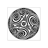 Keltische cirkel Rubber stempel (Afrduk)