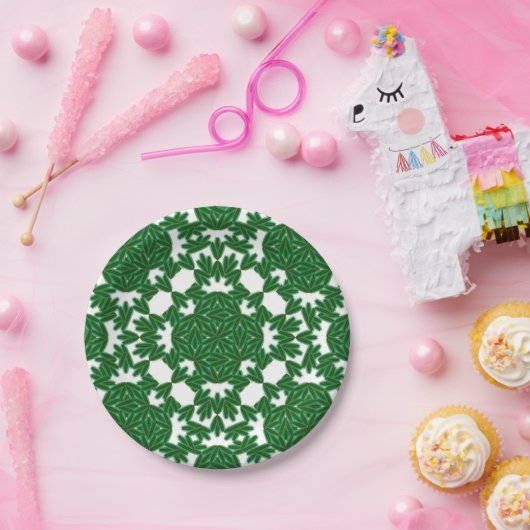 Keltische dennen 7"document Bord (Feest)