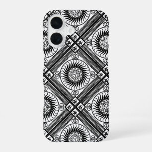 Keltische diagonaal versiering iPhone 16 hoesje