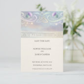 Keltische Distel Save the Date Kaart (Staand voorkant)
