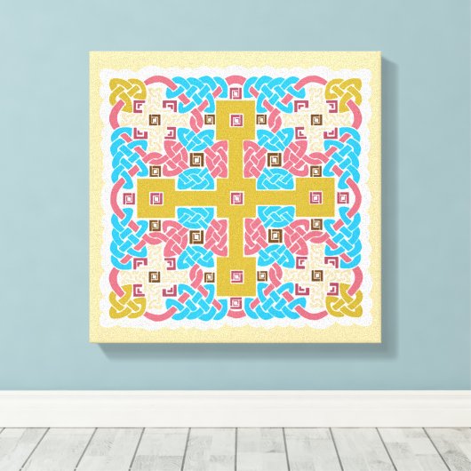 Keltische Donegal Canvas Afdruk (Insitu (Houten vloer))