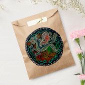 Keltische draak bedankzakje (Gezegeld)