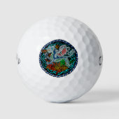 Keltische draak Golf ballen (Voorkant)