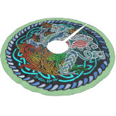 Keltische draak kerstboom rok (Gekanteld)