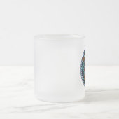 Keltische draak matglas koffiemok (Center)