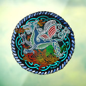 Keltische draak raamsticker (Vel 3)