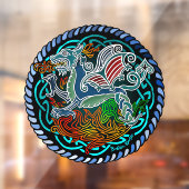 Keltische draak raamsticker (Vel 2)