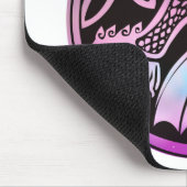 Keltische Draak Rond Muismat (Hoek)