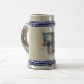 Keltische eenhoorn bierpul (Voorkant links)