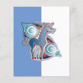 Keltische eenhoorn flyer (Voorkant)