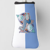 Keltische eenhoorn golfheadcover (Draai 90)