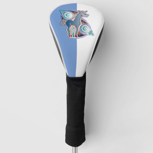Keltische eenhoorn golfheadcover (Voorkant)