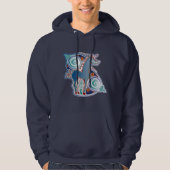Keltische eenhoorn hoodie (Voorkant)