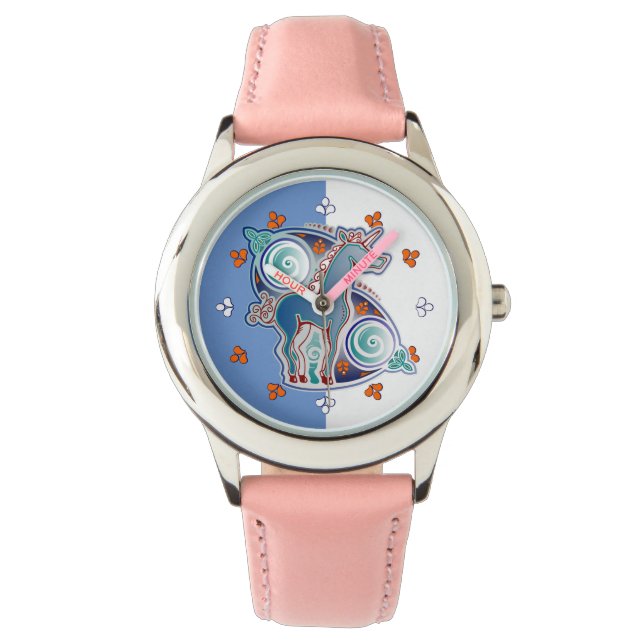 Keltische eenhoorn horloge (Voorkant)