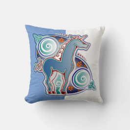 Keltische eenhoorn kussen
