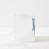 Keltische eenhoorn matglas koffiemok (Center)