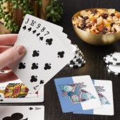 Keltische eenhoorn pokerkaarten (Insitu)
