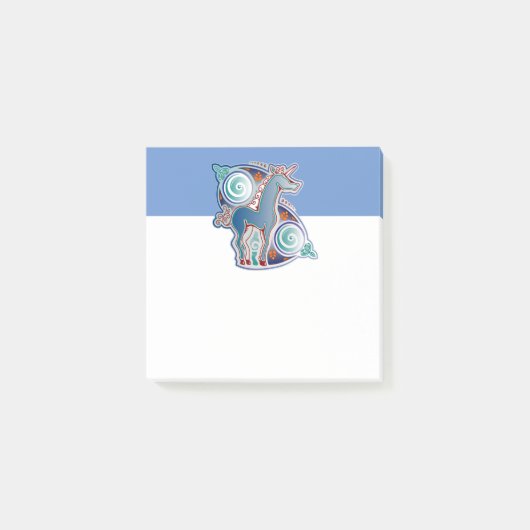 Keltische eenhoorn post-it® notes (Voorkant)