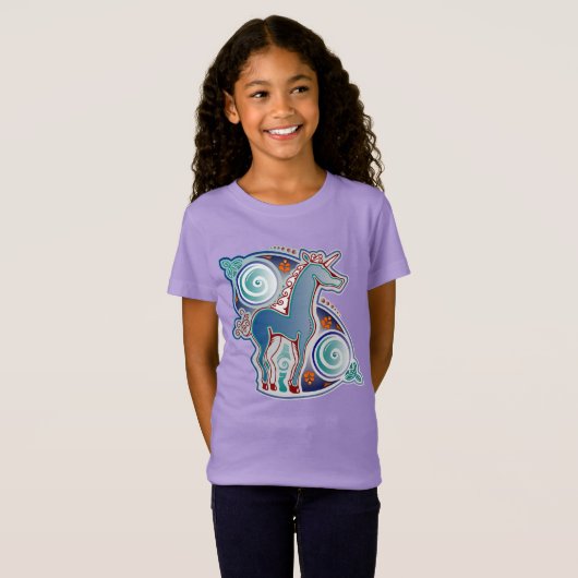 Keltische eenhoorn t-shirt (Voorkant volledig)