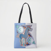 Keltische eenhoorn tote bag (Voorkant)
