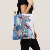 Keltische eenhoorn tote bag (Dichtbij)