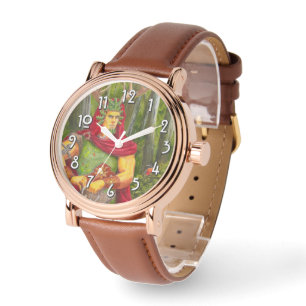 Keltische Eik Koning Detail Horloge