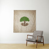 Keltische eikenboom van het leven - Yggdrasil Wandkleed (In situ)