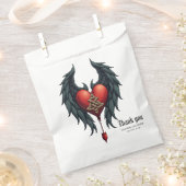 Keltische elegantie met een hart en vleugels. bedankzakje (Geknipt)
