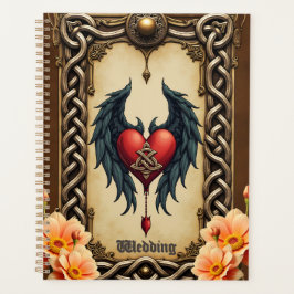 Keltische elegantie met een hart en vleugels. planner