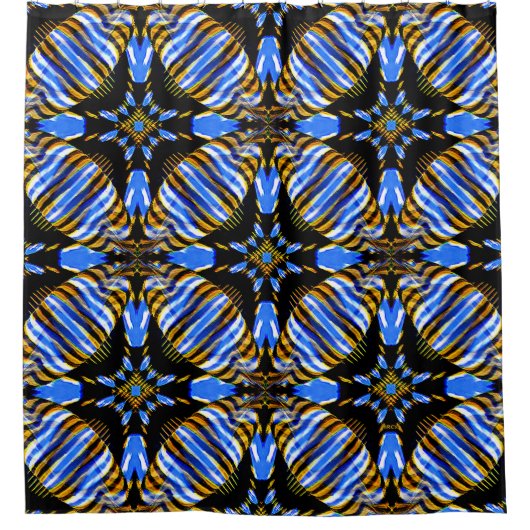 Keltische fleurs..... douchegordijn (Voorkant)