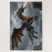 Keltische Geest Dier Draak Legpuzzel (Verticaal)