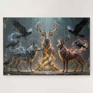 Keltische Geest Dier Totem Legpuzzel