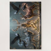 Keltische Geest Dier Totem Legpuzzel (Verticaal)