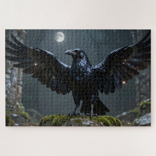 Keltische Geestdier Raaf Legpuzzel (Horizontaal)