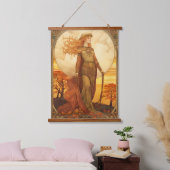 Keltische Godin Brigid Wall Hanging Tapestry Hangend Wandkleed (Slaapkamer)
