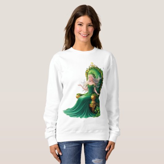Keltische godin van het geluk - St. Patrick's Day  Trui (Voorkant volledig)