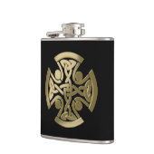 Keltische gouden knoop heupfles (Links)