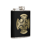 Keltische gouden knoop heupfles (Rechts)