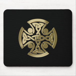 Keltische gouden knoop muismat
