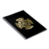 Keltische gouden knoop notitieboek (Rechterzijde)