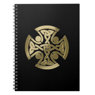 Keltische gouden knoop notitieboek