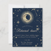 Keltische gouden zon en moonsterren kaart (Voorkant)