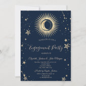 Keltische gouden zon en moonsterren kaart (Voorkant)