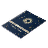 Keltische gouden zon en moonsterren notitieboek (Linkerzijde)