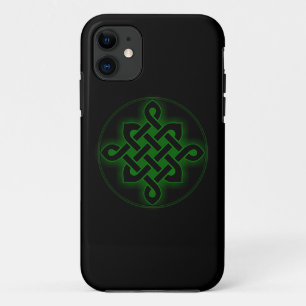 Keltische groene knoop mystieke Viking symbool spi Case-Mate iPhone Case