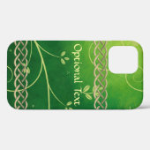 Keltische groene knoppen en bladeren Case-Mate iPhone case (Achterkant (horizontaal))