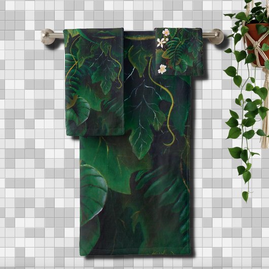 Keltische Groene Man Uil Bad Handdoek