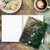 Keltische Groene Man Uil Planner