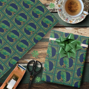 Keltische Groene Oil Cadeaupapier